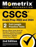 CSCS Exam Prep 2023 and 2024 - Secrets Study Guide Book for the Nsca Certified Strength and Conditioning Specialist Assessment, 2 Full-Length Practice