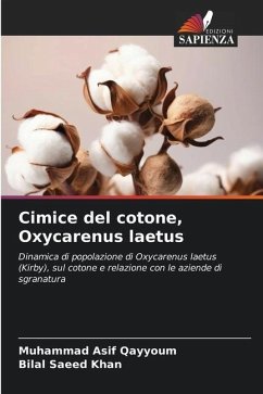 Cimice del cotone, Oxycarenus laetus - Qayyoum, Muhammad Asif;Khan, Bilal Saeed
