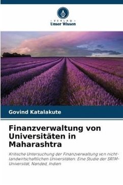 Cover Finanzverwaltung von Universitäten in Maharashtra