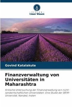 Finanzverwaltung von Universitäten in Maharashtra - Katalakute, Govind