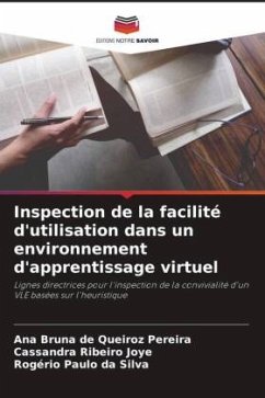 Inspection de la facilité d'utilisation dans un environnement d'apprentissage virtuel - Queiroz Pereira, Ana Bruna de;Ribeiro Joye, Cassandra;da Silva, Rogério Paulo