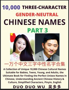 Learn Mandarin Chinese with Three-Character Gender-neutral Chinese Names (Part 3) - Wu, Duo Duo