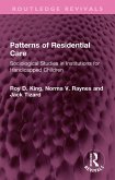 Patterns of Residential Care (eBook, ePUB)