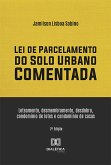 Lei de Parcelamento do Solo Urbano Comentada (eBook, ePUB)