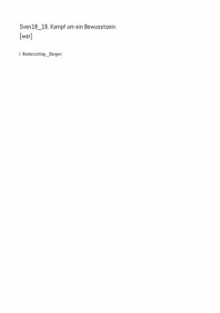 Cover Sven18_19. Kampf um ein Bewusstsein. [wer] (eBook, ePUB)