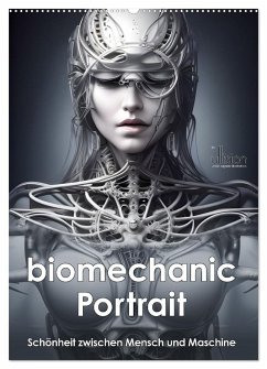 Biomechanic Portrait - Schönheit zwischen Mensch und Maschine (Wandkalender 2024 DIN A2 hoch), CALVENDO Monatskalender - Allgaier (Ullision), Ulrich
