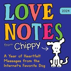 2024 Love Notes from Chippy the Dog Boxed Calendar - Vozar, David