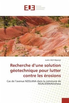 Cover Recherche d'une solution géotechnique pour lutter contre les érosions