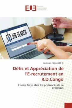 Défis et Appréciation de l'E-recrutement en R.D.Congo - Nzalanzo K., Anderson