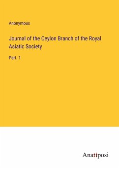 Journal of the Ceylon Branch of the Royal Asiatic Society - Anonymous