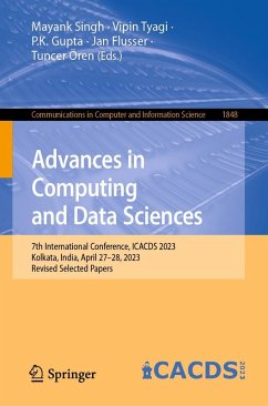 Advances in Computing and Data Sciences (eBook, PDF)