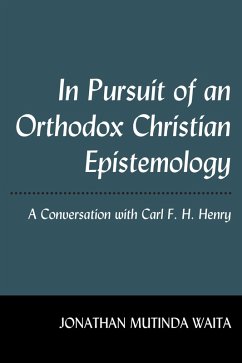 Cover In Pursuit of an Orthodox Christian Epistemology (eBook, PDF)