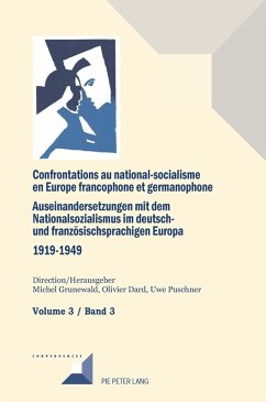 Cover Confrontations au national-socialisme dans l'Europe francophone et germanophone (1919-1949)/ Auseinandersetzungen mit dem Nationalsozialismus im deutsch- und franzoesischsprachigen Europa (1919-1949 (eBook, PDF)