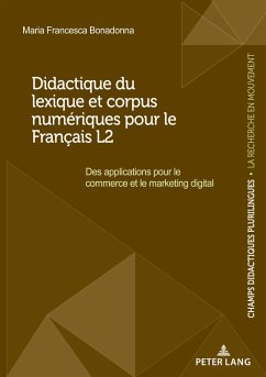 Cover Didactique du lexique et corpus numériques pour le Français L2 (eBook, PDF)