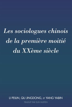 Cover Les sociologues chinois de la première moitié du XXème siècle (eBook, PDF)