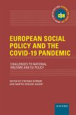 European Social Policy and the COVID-19 Pandemic (eBook, PDF)