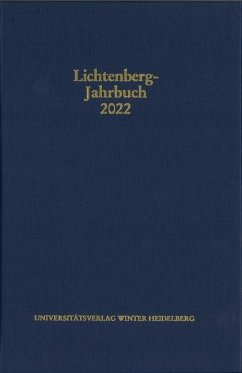 Lichtenberg-Jahrbuch 2022 (eBook, PDF)