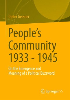 People's Community 1933 - 1945 - Gessner, Dieter