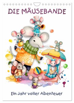 Die Mäusebande (Wandkalender 2024 DIN A4 hoch), CALVENDO Monatskalender