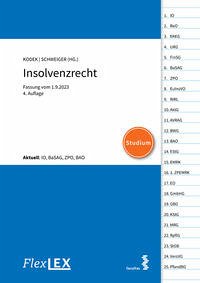 FlexLex Insolvenzrecht   Studium - Kodek, Georg und Manuel Schweiger