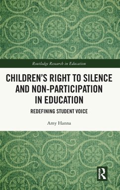 Children's Right to Silence and Non-Participation in Education Cover Children's Right to Silence and Non-Participation in Education