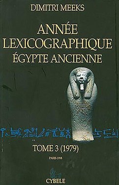 Cover Année Lexicographique. Égypte Ancienne