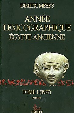 Cover Année Lexicographique. Égypte Ancienne