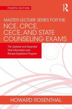 Master Lecture Series for the NCE, CPCE, CECE, and State Counseling Exams - Rosenthal, Howard; Author, Unknown