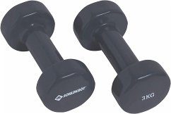 Schildkröt 960007 - Hantel Set 2x3kg, Vinyl mit Gußeisenkern