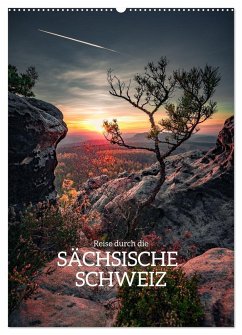Reise durch die Sächsische Schweiz (Wandkalender 2024 DIN A2 hoch), CALVENDO Monatskalender