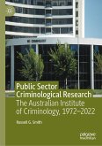 Public Sector Criminological Research (eBook, PDF)