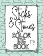 Sticks and Stones Coloring Book - Bild 1