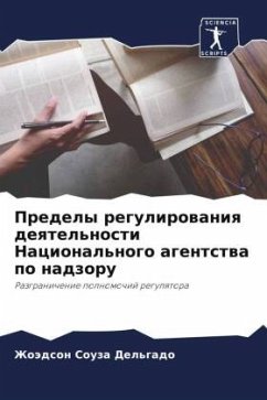 Predely regulirowaniq deqtel'nosti Nacional'nogo agentstwa po nadzoru - Souza Del'gado, Zhoädson