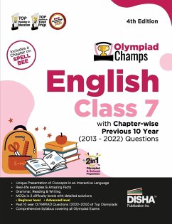 Olympiad Champs English Class 7 with Chapter-wise Previous 10 Year (2013 - 2022) Questions 4th Edition   Complete Prep Guide with Theory, PYQs, Past & Practice Exercise   - Disha Experts