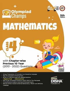 Olympiad Champs Mathematics Class 4 with Chapter-wise Previous 10 Year (2013 - 2022) Questions 5th Edition   Complete Prep Guide with Theory, PYQs, Past & Practice Exercise   - Disha Experts