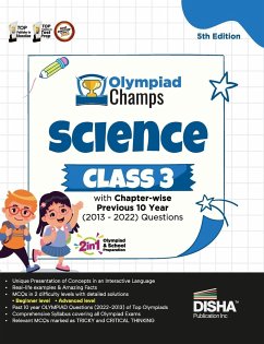 Olympiad Champs Science Class 3 with Chapter-wise Previous 10 Year (2013 - 2022) Questions 5th Edition   Complete Prep Guide with Theory, PYQs, Past & Practice Exercise   - Disha Experts