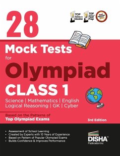 28 Mock Test Series for Olympiads Class 1 Science, Mathematics, English, Logical Reasoning, GK & Cyber 3rd Edition - Disha Experts