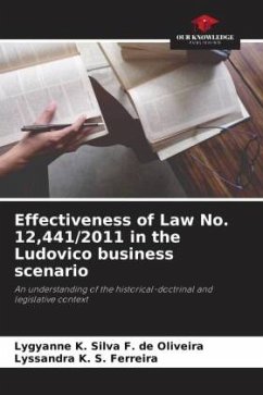 Effectiveness of Law No. 12,441/2011 in the Ludovico business scenario - F. de Oliveira, Lygyanne K. Silva;S. Ferreira, Lyssandra K.