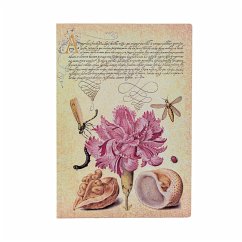 Cover Softcover Notizbuch Rosa Nelke Midi Liniert