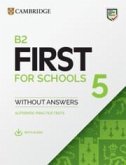 B2 First for Schools 5 Student's Book Without Answers with Audio
