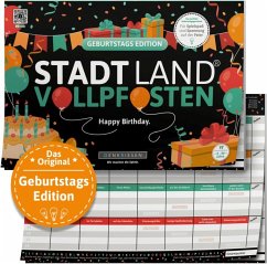 Denkriesen - Stadt Land Vollpfosten® Geburtstags Edition - 