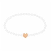 Armband,New Wonderful Moments, - rosévergoldet - Herz