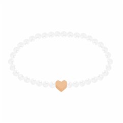 Armband,New Wonderful Moments, - rosévergoldet - Herz