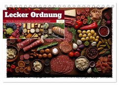 Lecker Ordnung (Tischkalender 2024 DIN A5 quer), CALVENDO Monatskalender