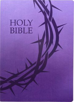 Kjver Holy Bible, Crown of Thorns Design, Large Print, Royal Purple Ultrasoft - Whitaker House