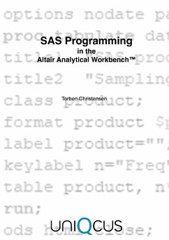 SAS Programming in the Altair Analytical Workbench - Christensen, Torben