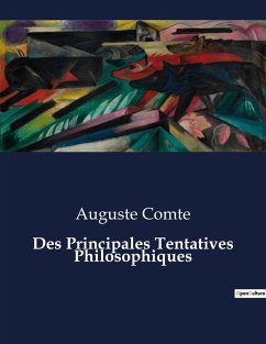 Cover Des Principales Tentatives Philosophiques