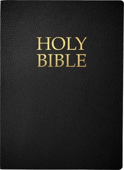 Kjver Holy Bible, Large Print, Black Bonded Leather, Thumb Index - Whitaker House