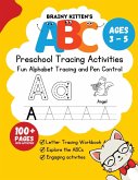 Brainy Kitten's ABC Preschool Trace Book Ages 3-5