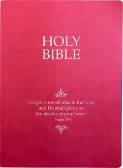 Kjver Holy Bible, Delight Yourself in the Lord Life Verse Edition, Large Print, Berry Ultrasoft - Whitaker House
